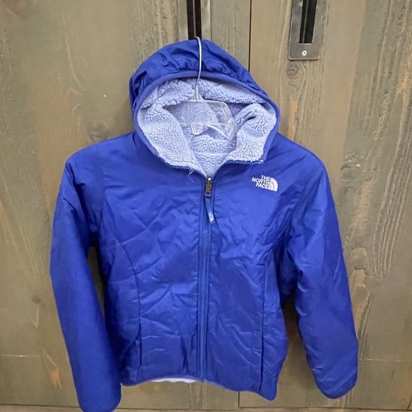 bright blue ski jacket